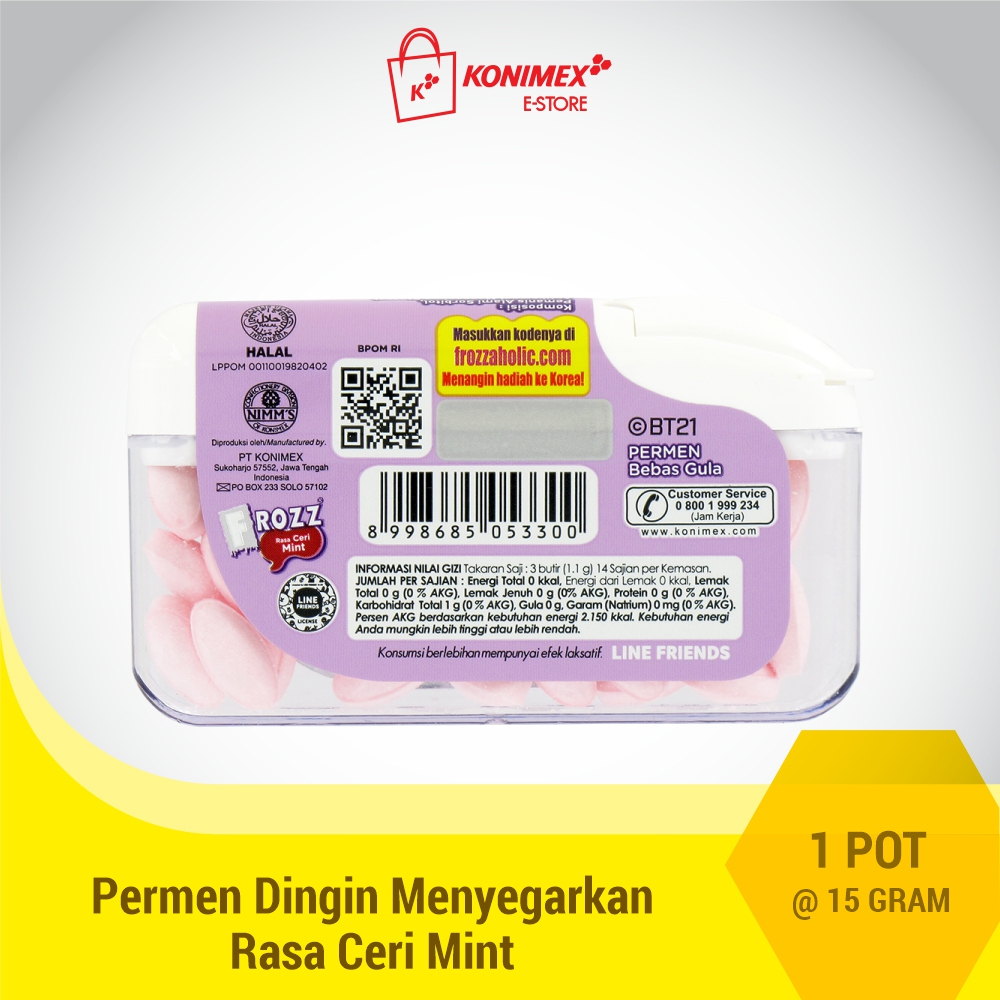 Konimex Frozz Cherry Mint