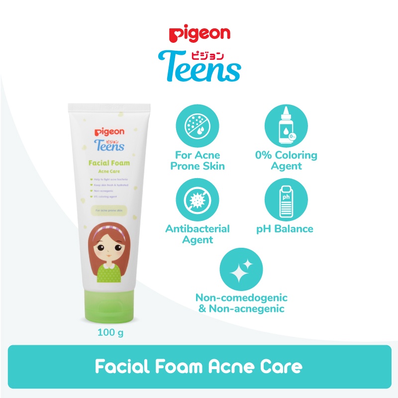 PIGEON Teens Facial Foam - Acne Care
