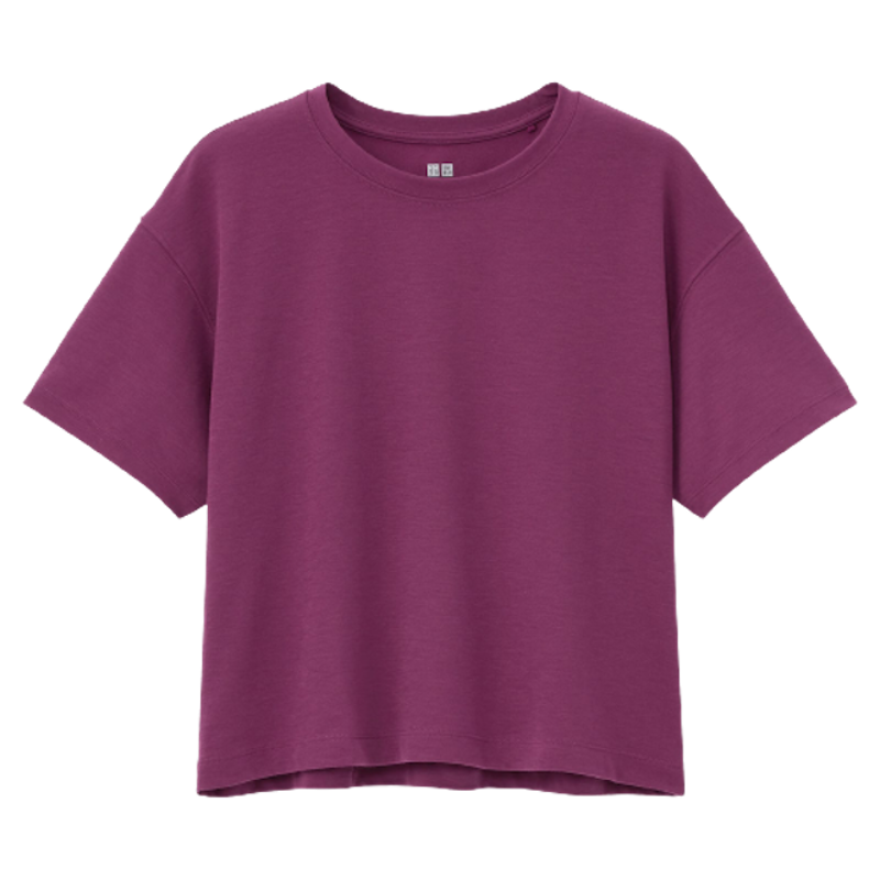 Women T-Shirt Dry-EX Crop Crew Neck 1