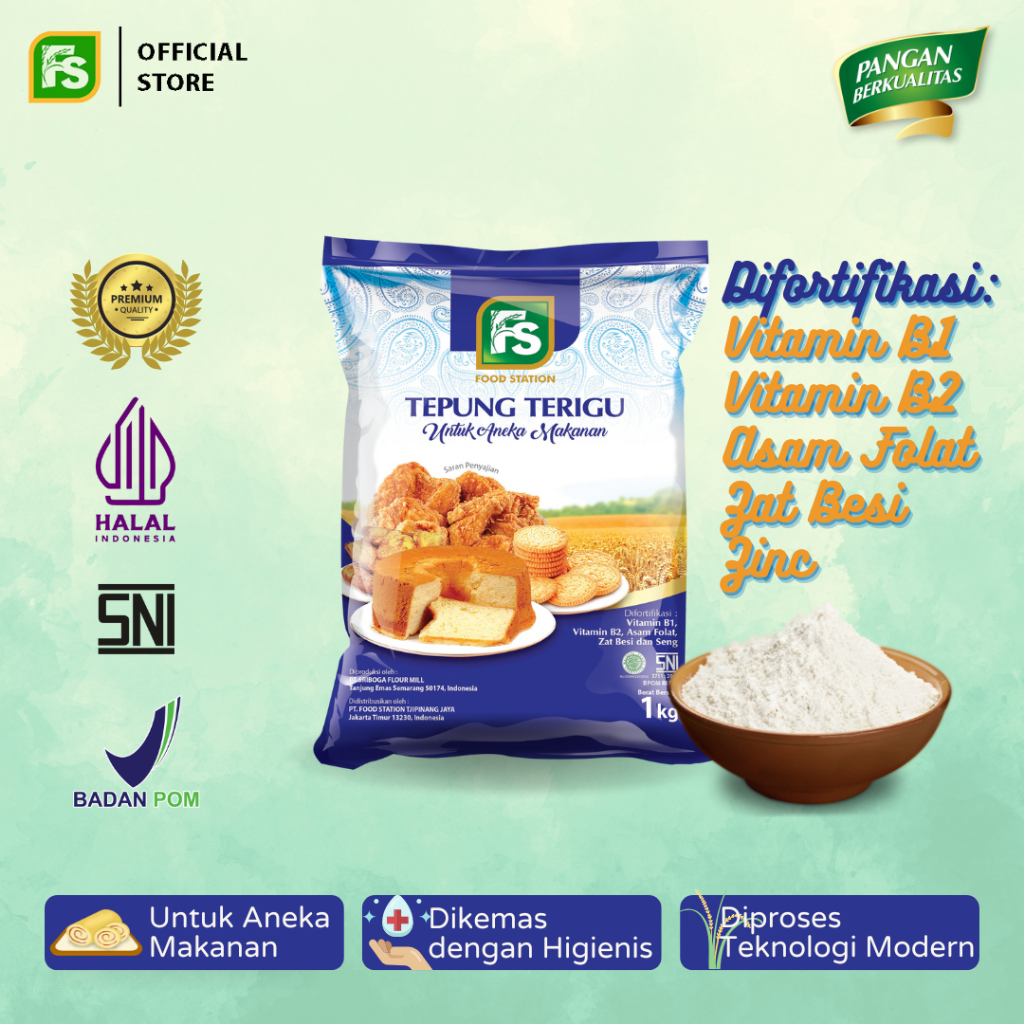 Food Station Tjipinang Jaya (Perseroda) Tepung Terigu FS