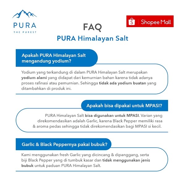 Karunia Pangan Sejahtera PURA Garlic Himalayan Salt 