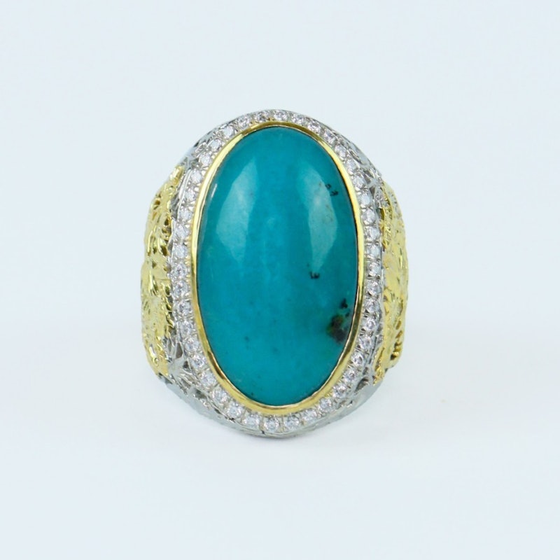 Cincin Natural Bacan Doko Hijau Totol 5