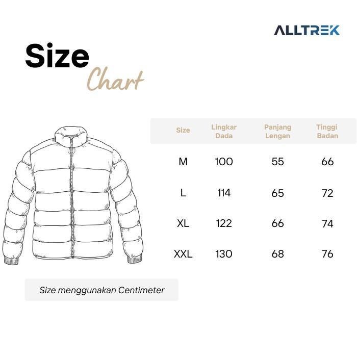 Ocommerce Capital Indonesia ALLTREK Armour Puffer Jacket Synthetic Goose Down Insulated