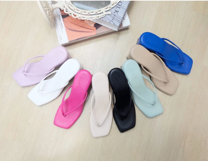  Bluebells Dusty Sendal Tali Jepit Heels Wanita 5cm