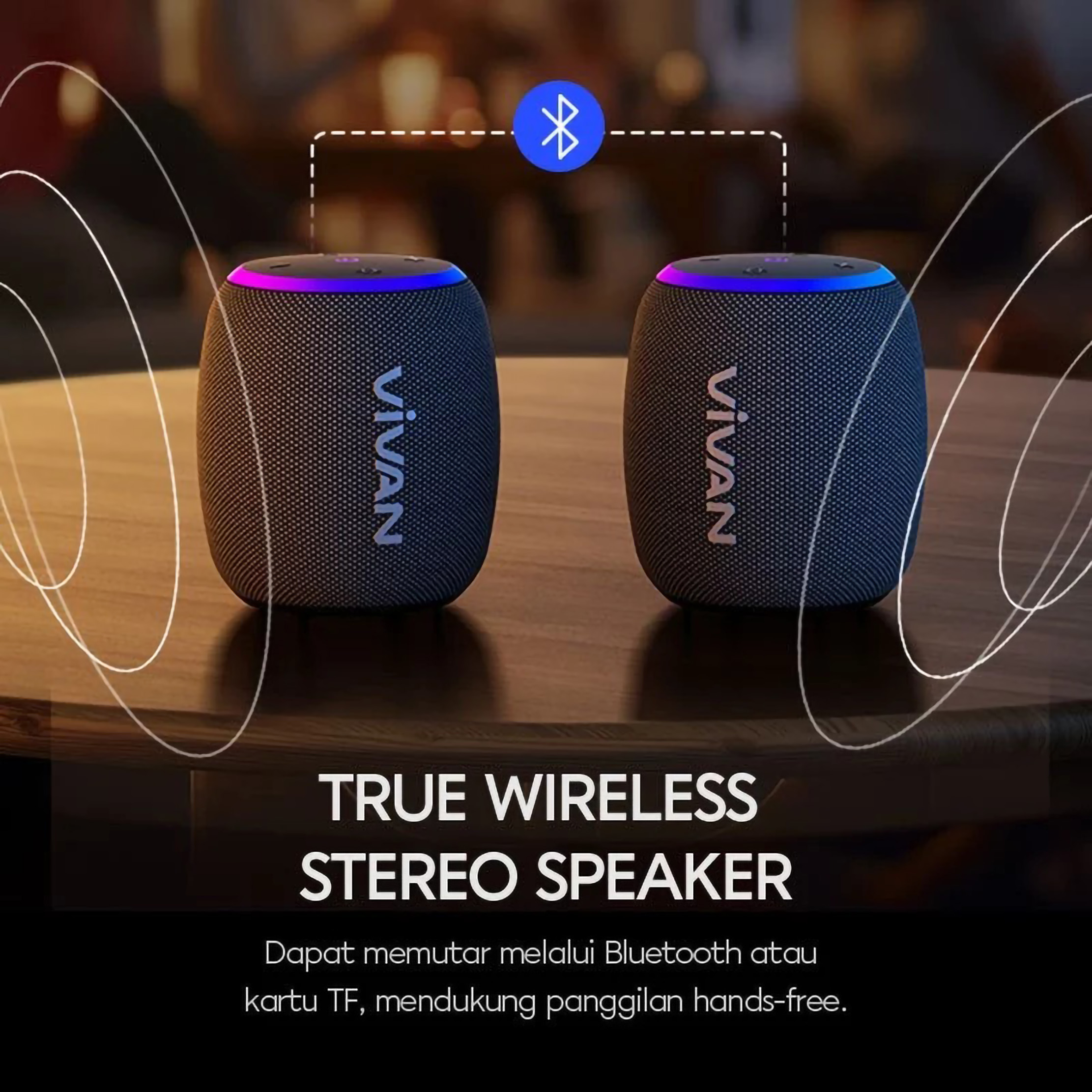 VIVAN Bluetooth Speaker 4