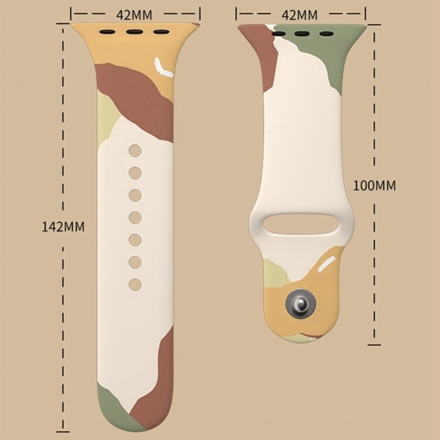 Morandi Silicon Watch Strap For Apple Watch