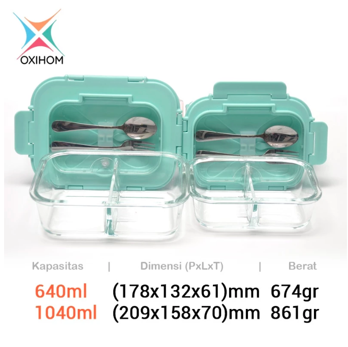 Abditama Graha Internusa Oxihom Borosilicate Glass Container GM1042