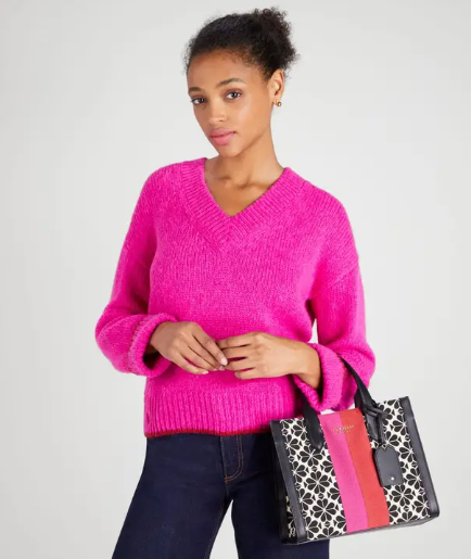 Kate Spade Manhattan Spade Flower Jacquard Small Tote