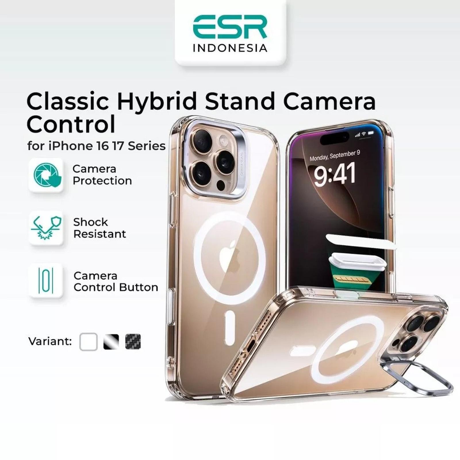 ESR Classic Hybrid Case iPhone with Stash Stand (Halolock) 5