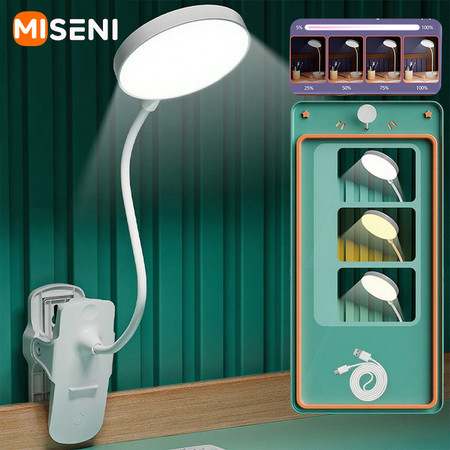 MISENI Lampu Belajar Klip On