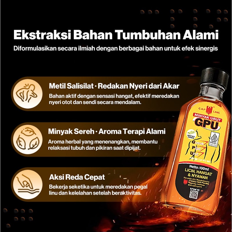 Cap Lang Minyak Urut GPU Sereh 3
