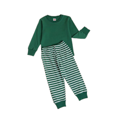 Mini Cottons Piyama Set Stripe Salur