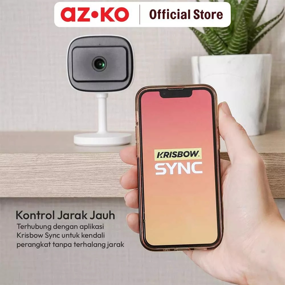 Krisbow Indonesia Krisbow® Sync Smart IP Camera Mini