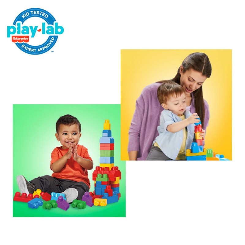 Fisher-Price Mega Bloks Big Building Bag (60 pcs) 4