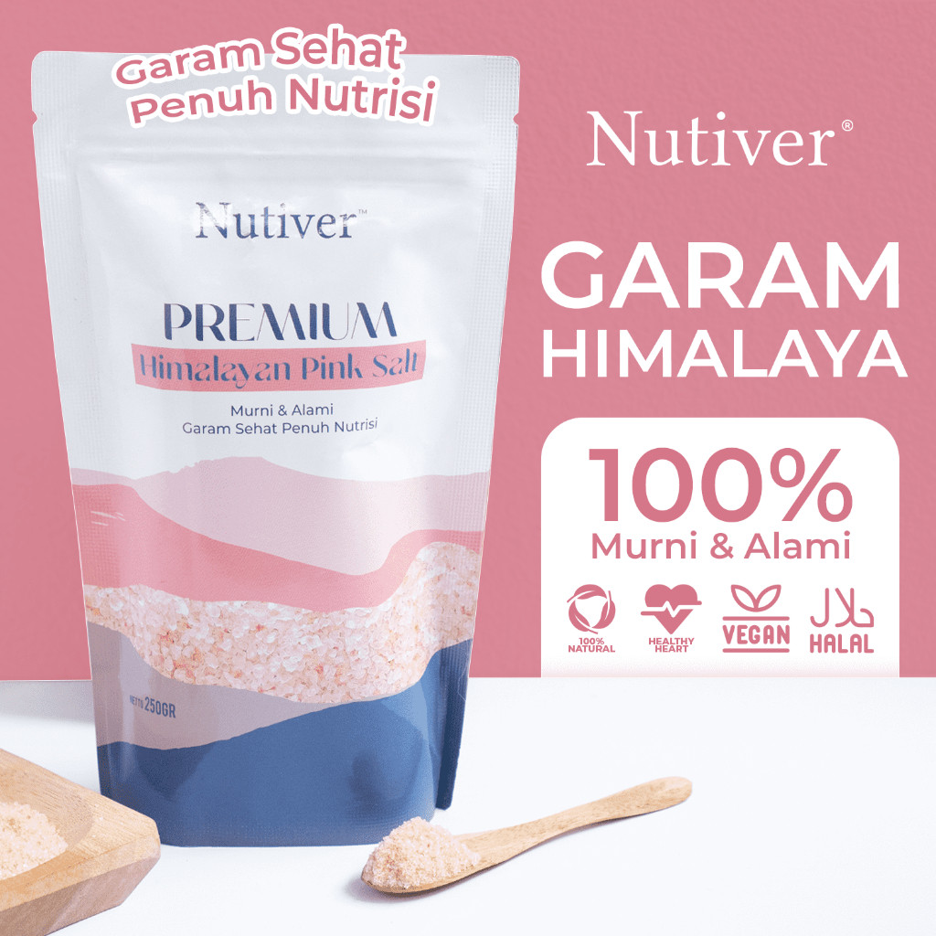 Barooka Global Indonesia NUTIVER Premium Himalayan Pink Salt 