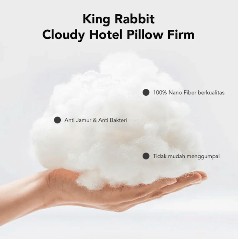 King Rabbit Cloudy Pillow Firm 3