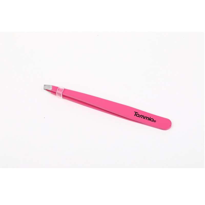 Tammia  Slant Tweezer Pinset Pink TN-157