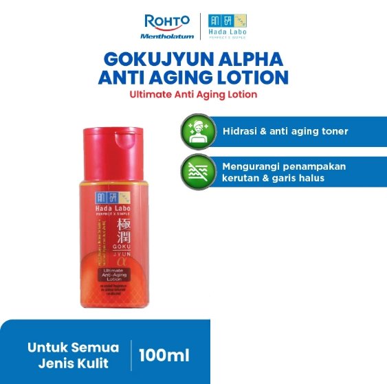 Rohto Laboratories Indonesia Hada Labo Gokujyun Alpha Premium Ultimate Anti-Aging Lotion