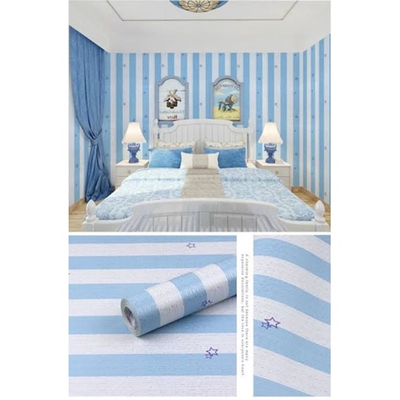 Wallpaper Dinding Motif Salur Bintang GH078-GH079