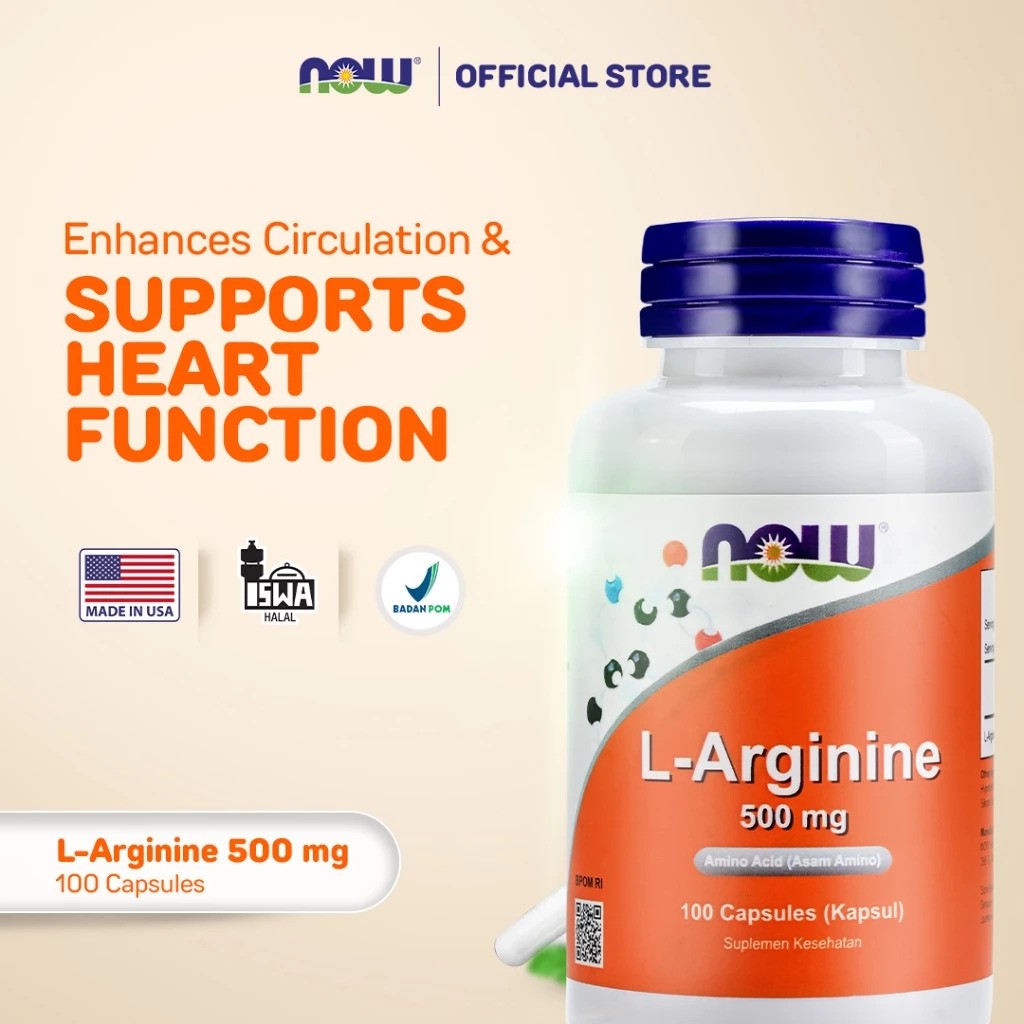 Now Foods NOW L-Arginine 500 mg