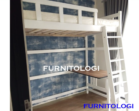 Furnitologi Loft Bed dengan Meja Belajar 5