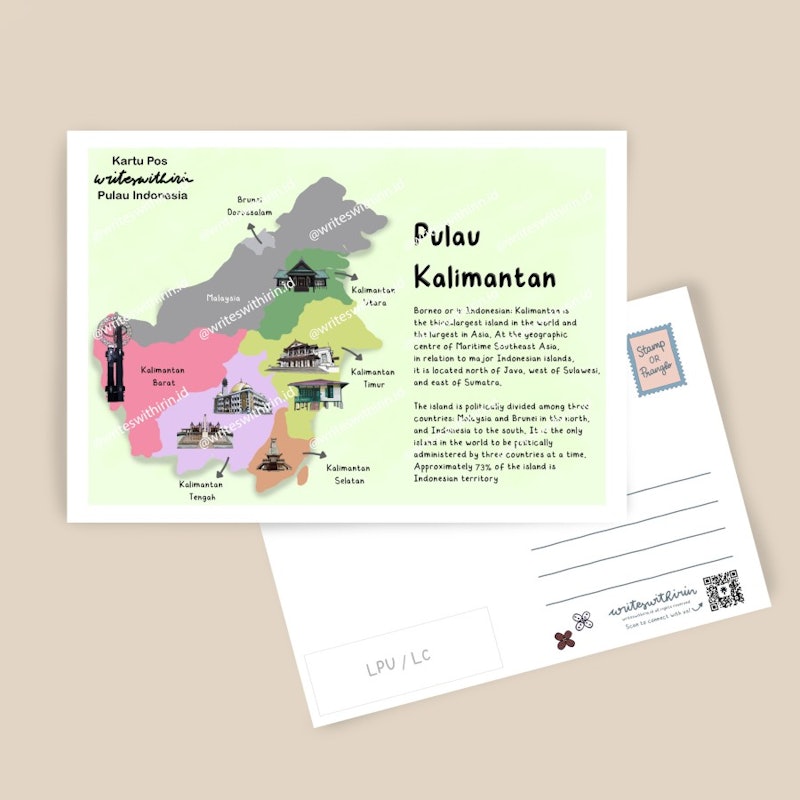 Kartu Pos Penpal Pulau Indonesia 5