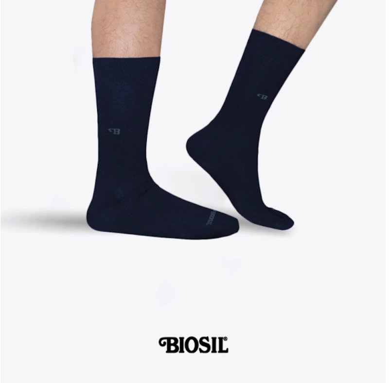 Biosil Men Casual Sock Knee Anti Bacteria 3