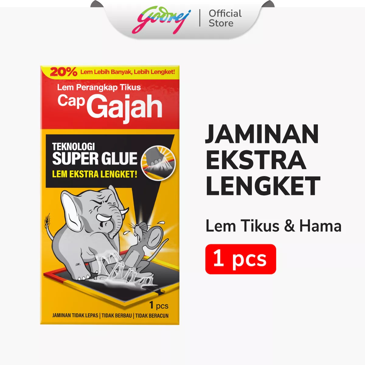 Godrej Cap Gajah Lem Perangkap Tikus