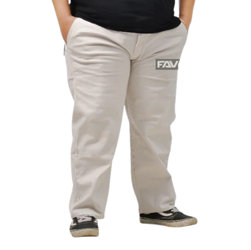 FAVone Chino Panjang Carbon Twill Pria Jumbo 1