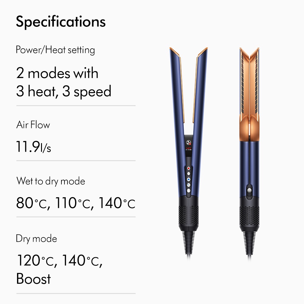 Dyson Airstrait™ Dryer and Straightener (Prussian Blue/Rich Copper)  5