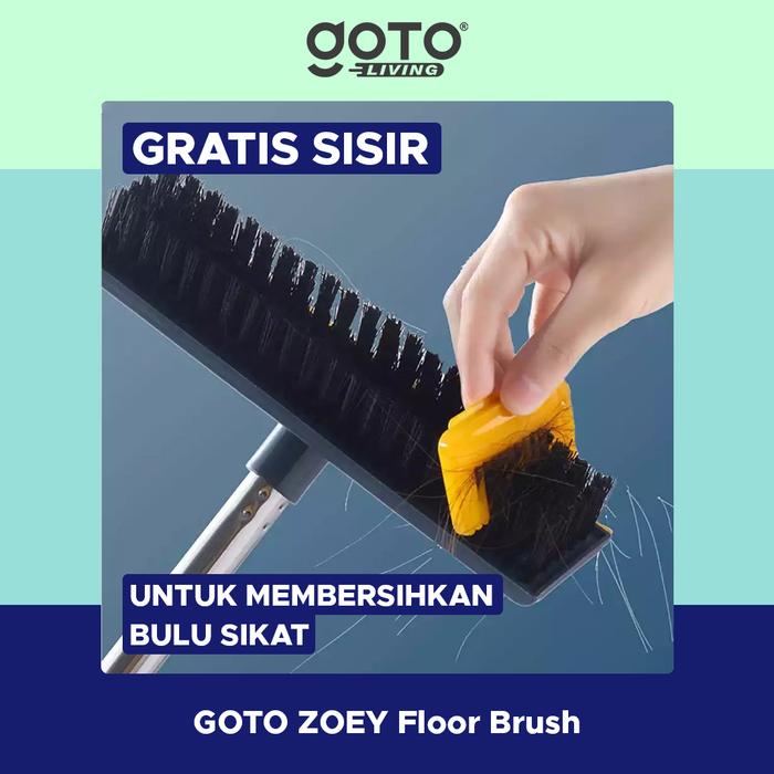 Zoey Floor Brush 2in1 4