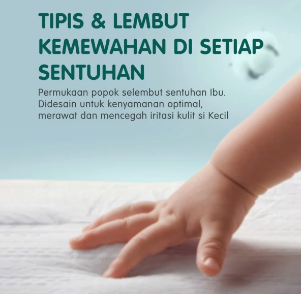 Lucky Mom Indonesia Makuku SAP Diapers Comfort Fit XL