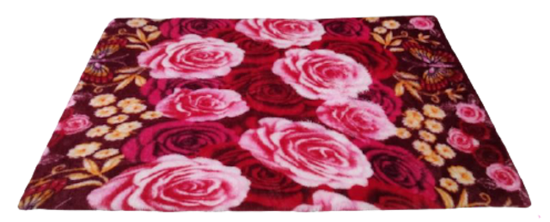 Karpet Bulu Rasfur Motif Bunga