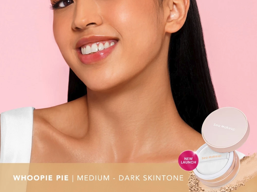 Sea Beauty Indonesia  Sea Makeup Acne Blur and Set Loose Powder Whoopie Pie
