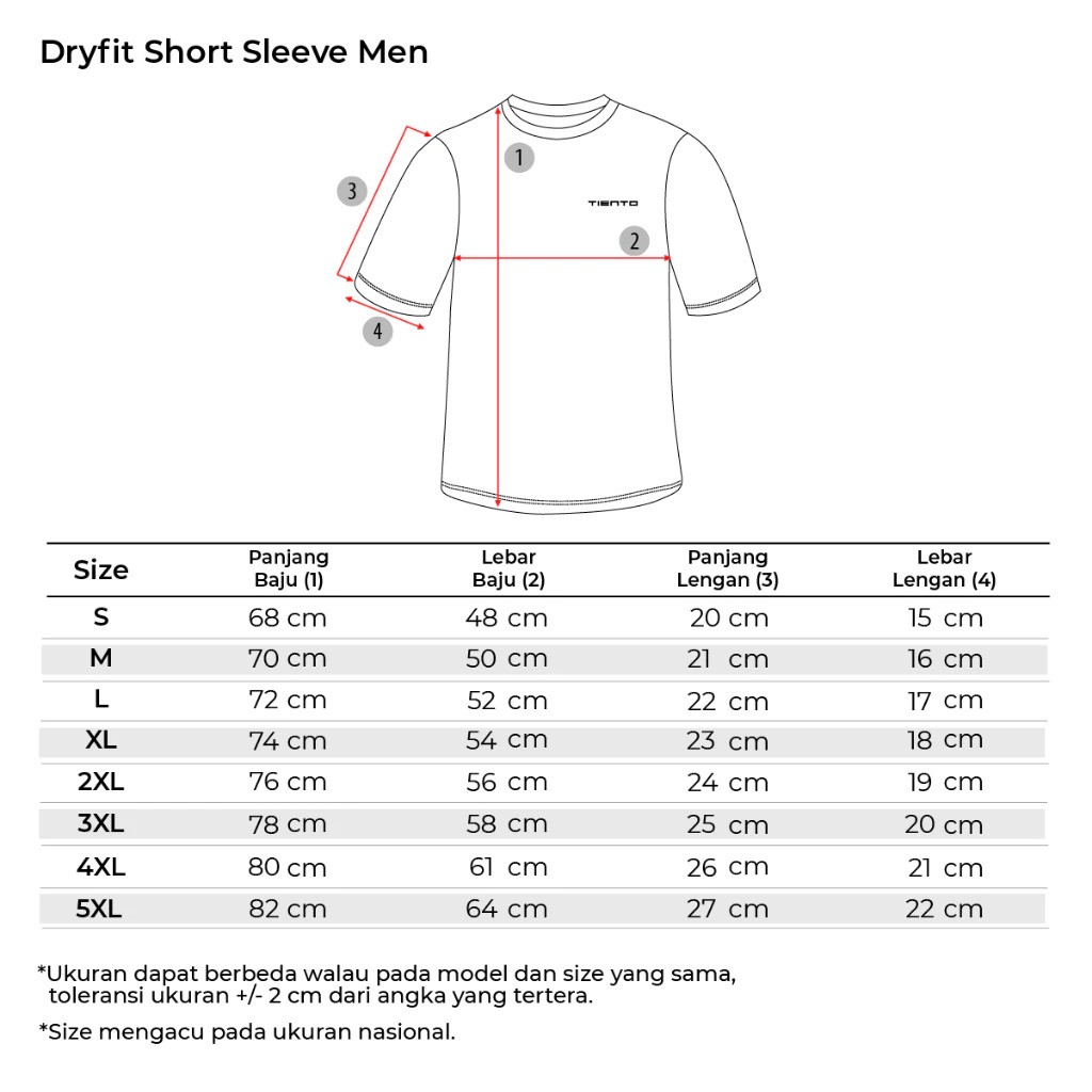 Tiento Indonesia Juara Tiento Dry-Fit Short Sleeve