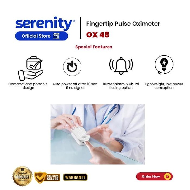 Serenity® Fingertip Pulse Oximeter 3