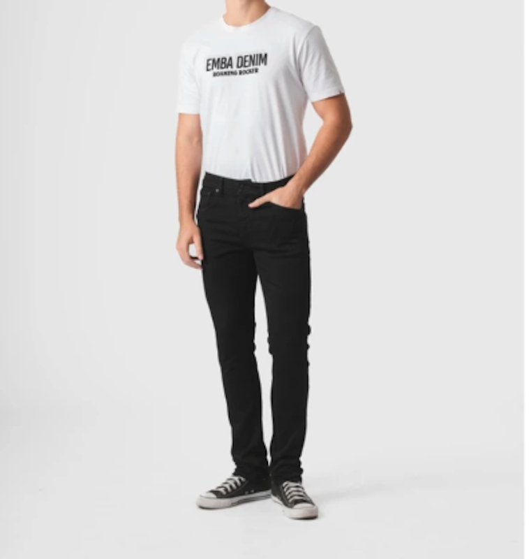 Emba Denim Celana Panjang Pria Slimfit Stretch Casual 3