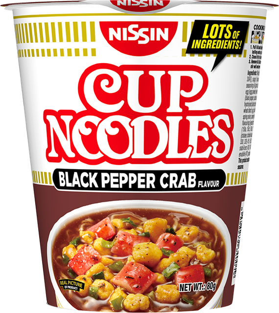 Nissin Cup Noodles Black Pepper Crab