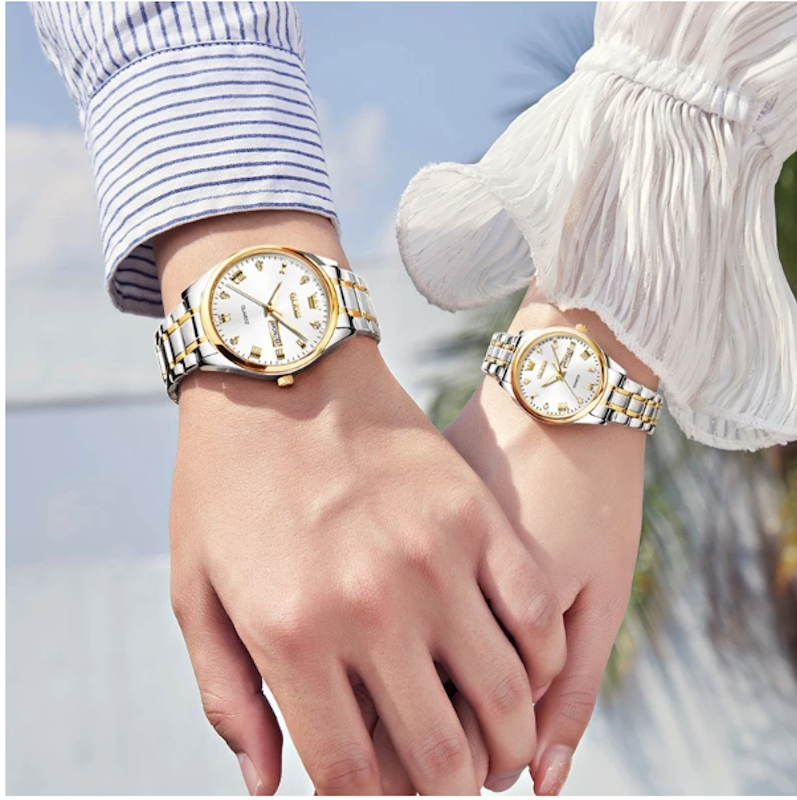 OLEVS Jam Tangan Couple 5563