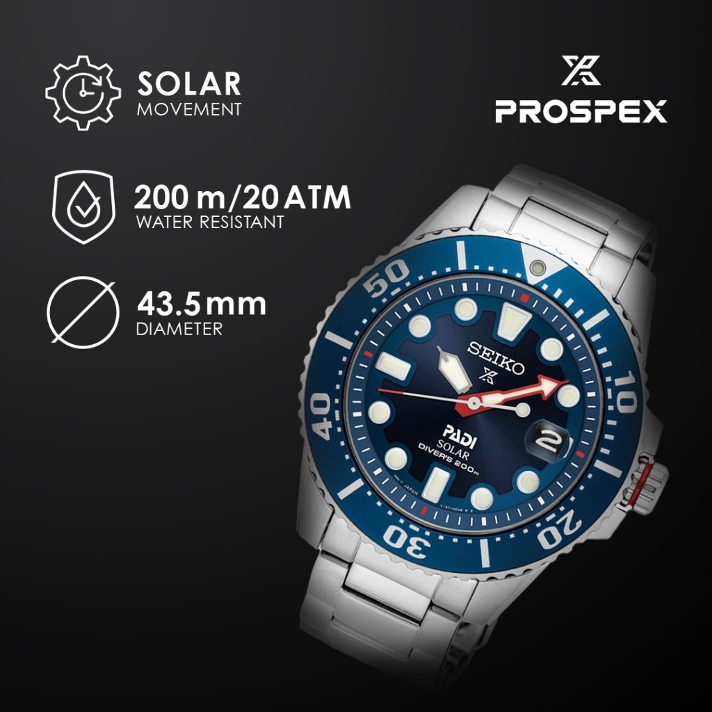 SEIKO Prospex PADI Solar Diver SNE549P1