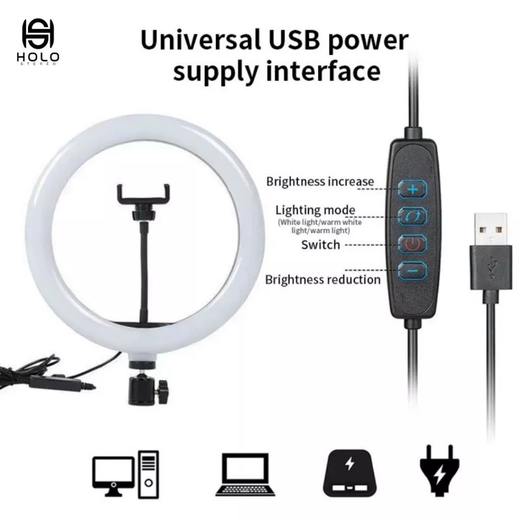  HOLO Ring Light 33 cm + Tripod 210 cm