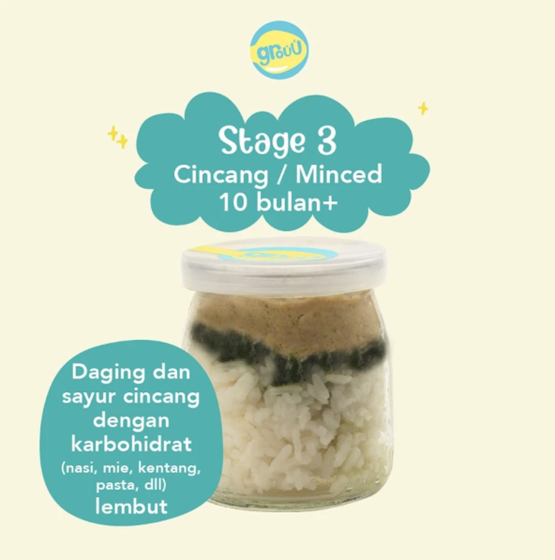 Grouu Ala Carte Meals Chicken Liver Broco (8-10 bulan) 4