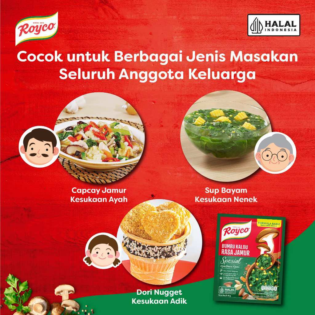 Unilever  Royco Bumbu Kaldu Rasa Jamur