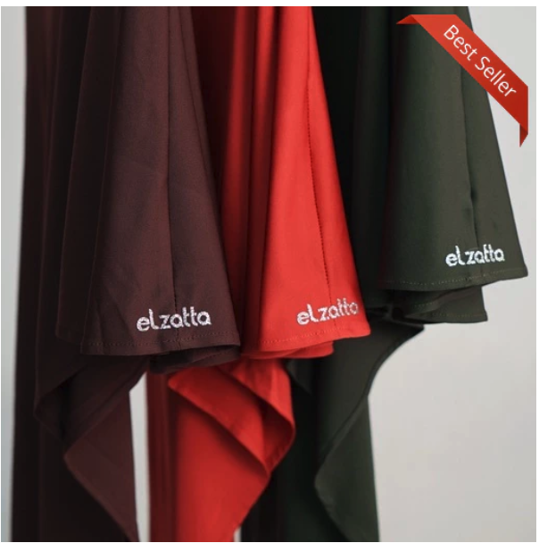 Bersama Zatta Jaya Elzatta Bergo Polos Zaria Citra