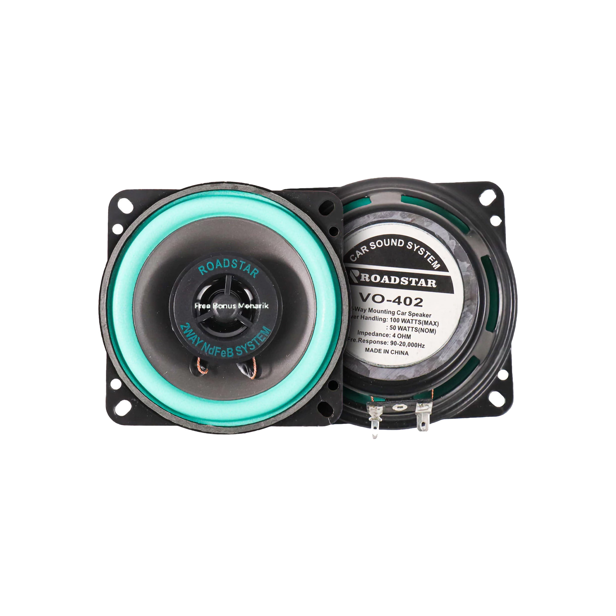 SMART ROADSTAR Speaker Coaxial Mobil HiFi 4 Inch   VO-402 