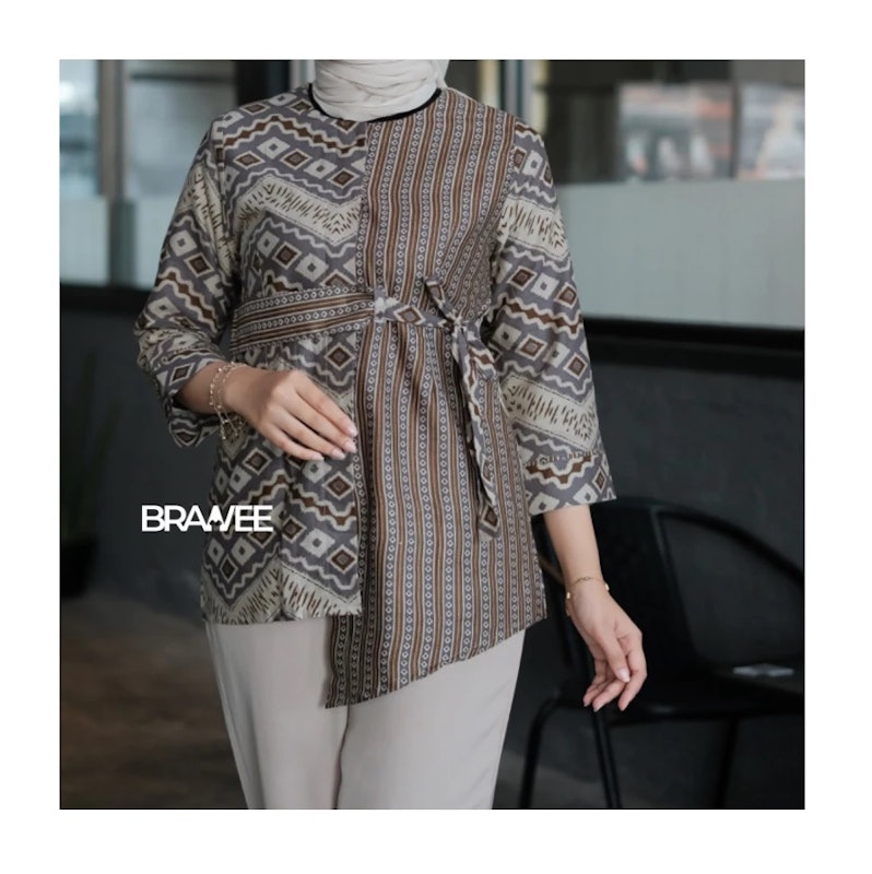 Brawee Batik Couple Rang Rang Abu 4