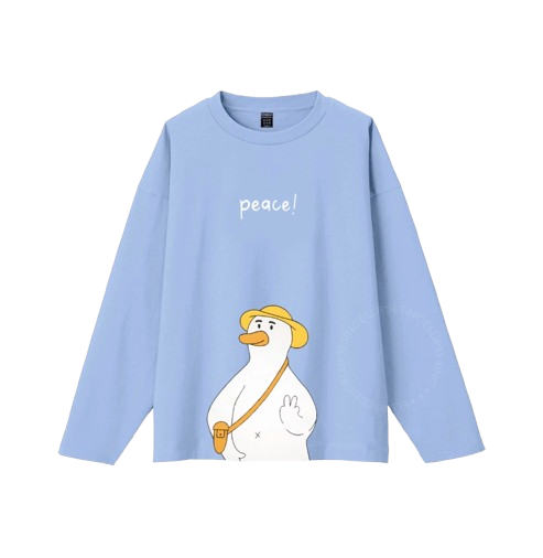 ELLIPSESINC  Kaos Lengan Panjang Dusty Blue Collection