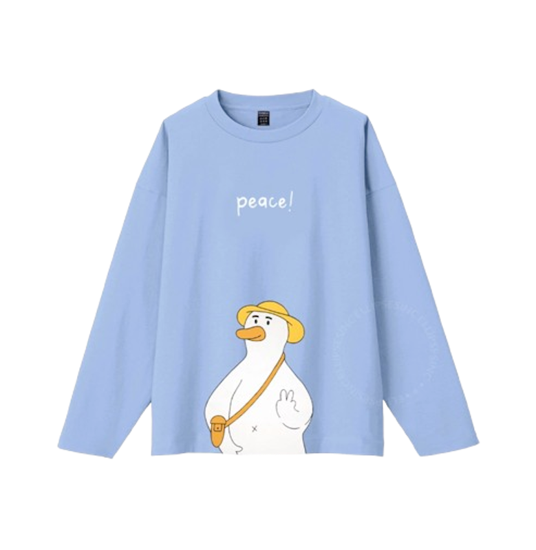 ELLIPSESINC Kaos Lengan Panjang Dusty Blue Collection 1
