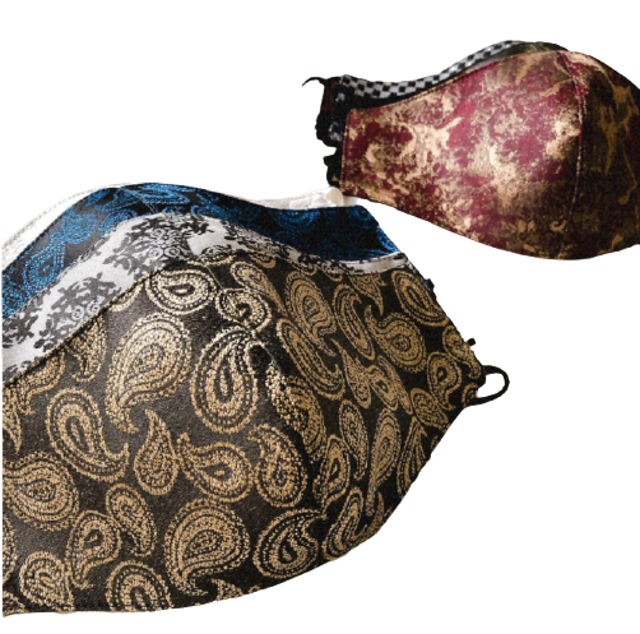 Masker Pesta Luxury Jacquard