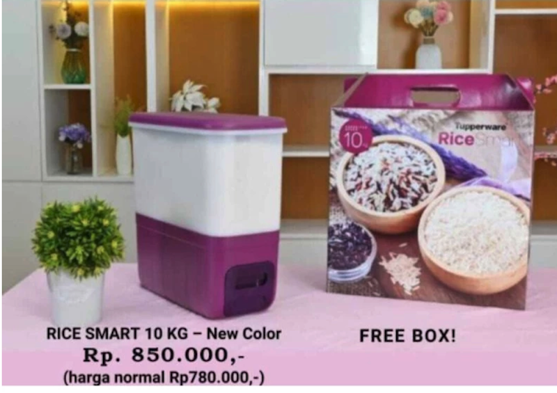 Tupperware Rice Smart 10 Kg 3